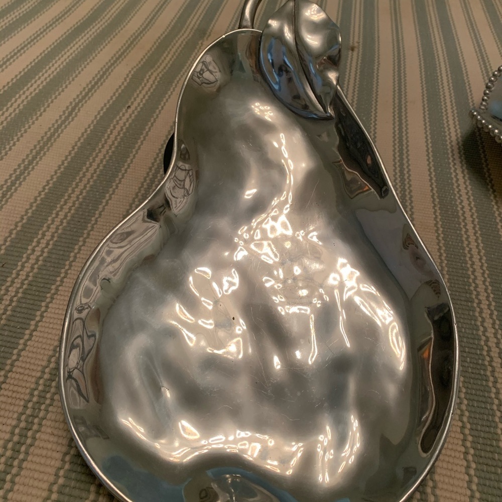 Mariposa large pear serving tray/ platter